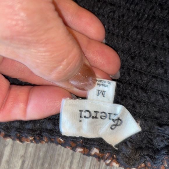 &Merci medium adorable brown and black ruffle skirt - Picture 6 of 9